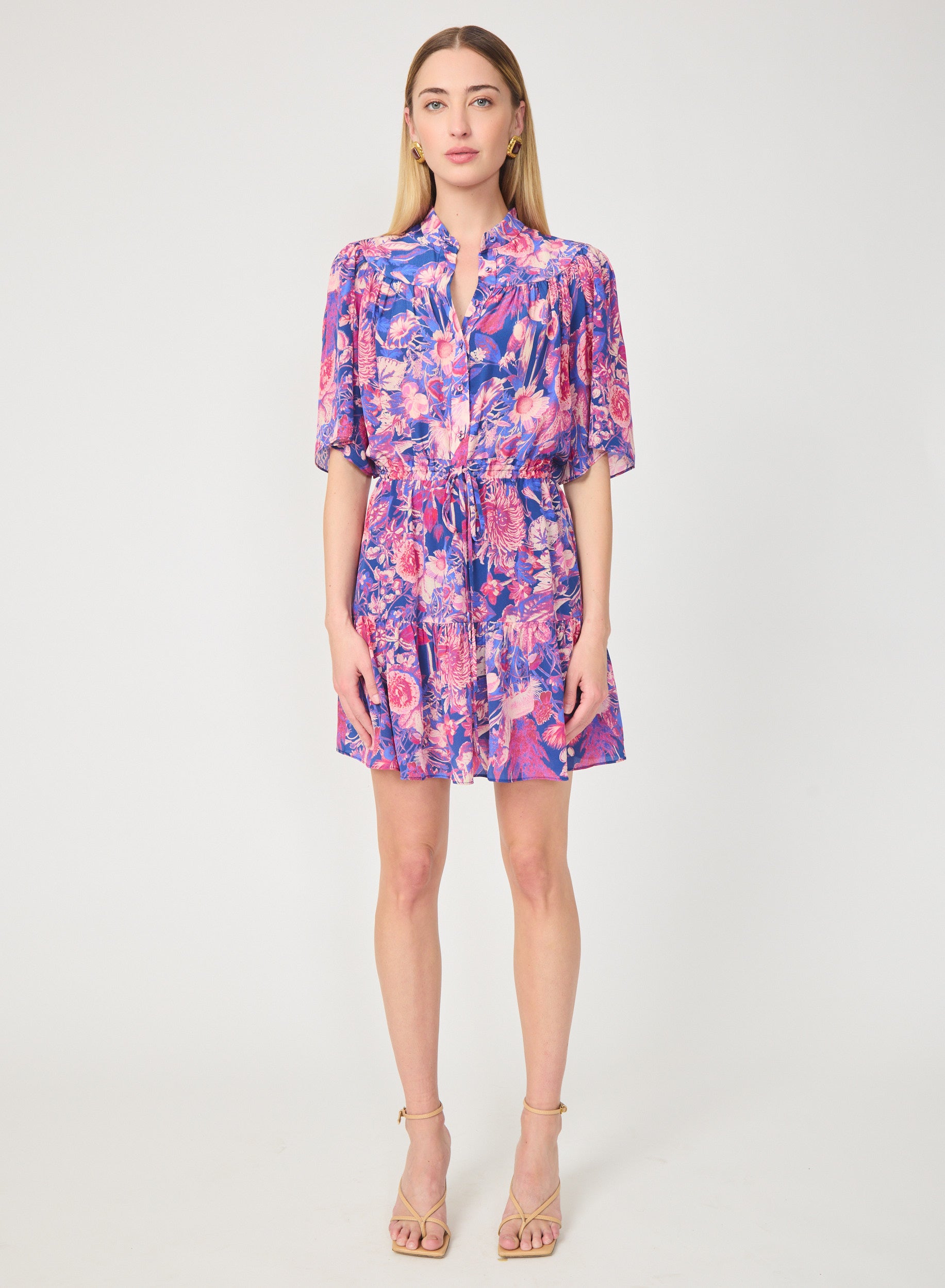 Adelyn dress in Rose Bushes