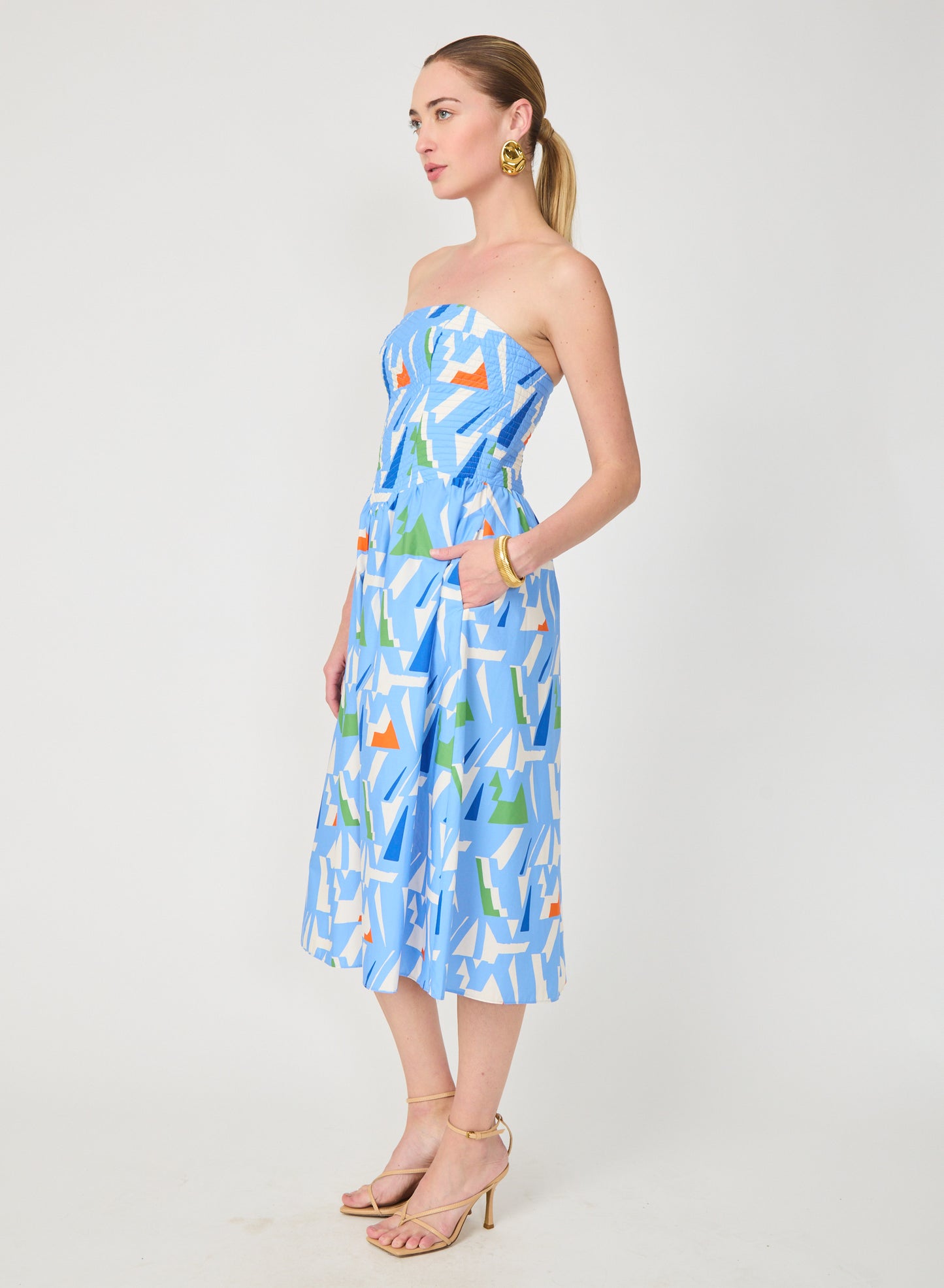 Luanna dress in Capri Print