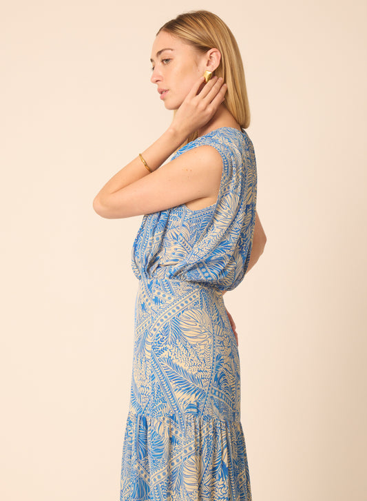 Amelia dress in Yucatan Print - Gilner Farrar