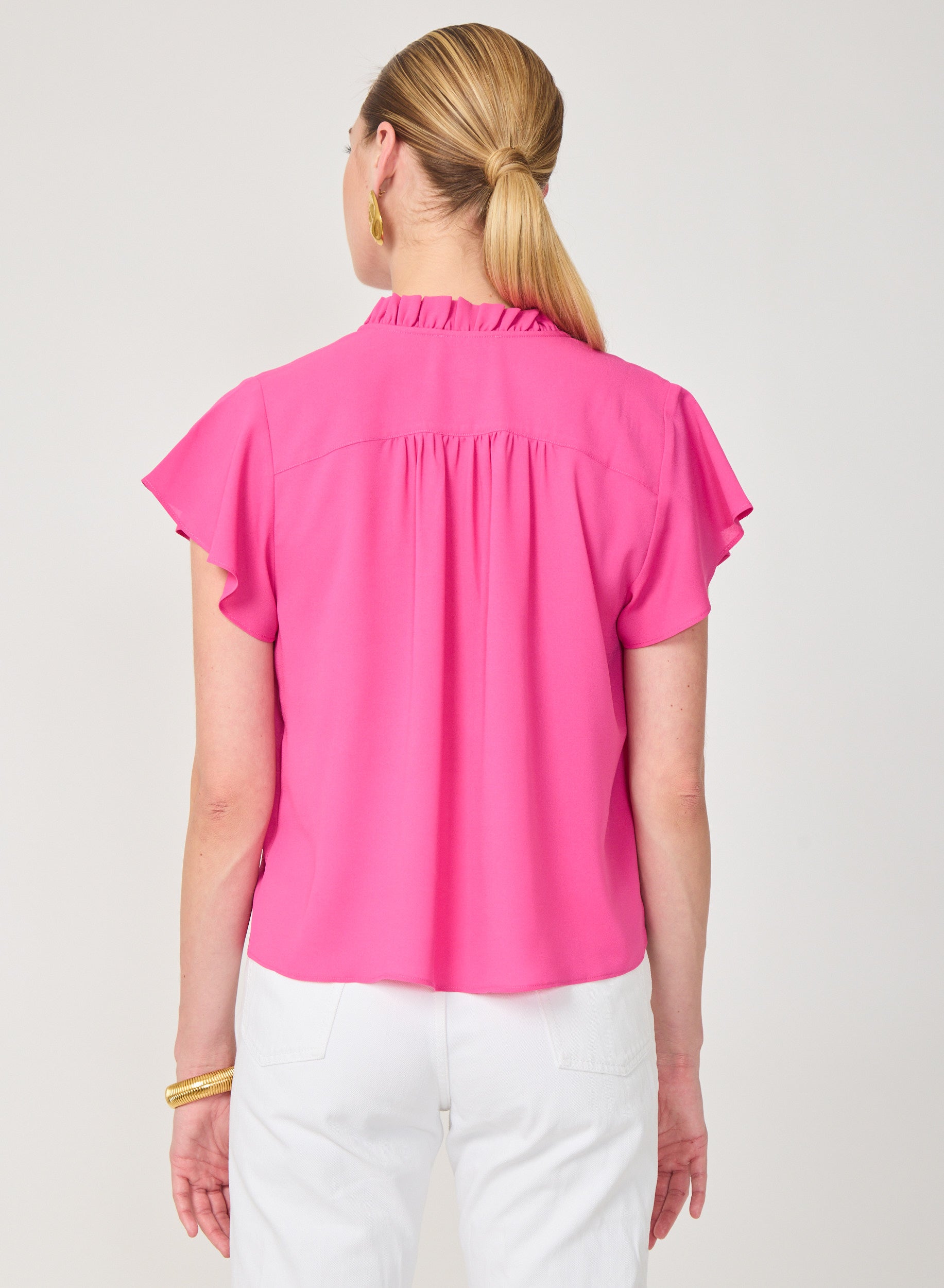 Della blouse in French Rose