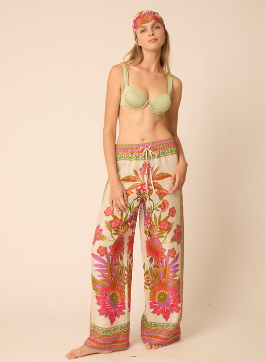 Jiya pant in Provence Print - Gilner Farrar