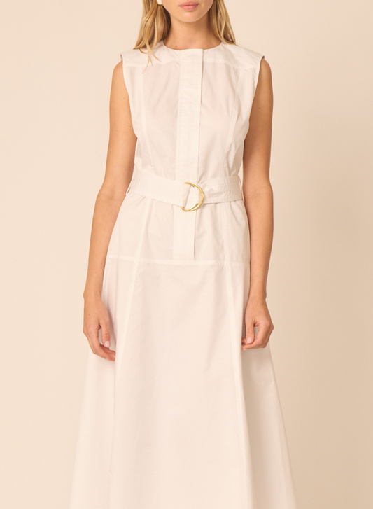Virien dress in White - Gilner Farrar