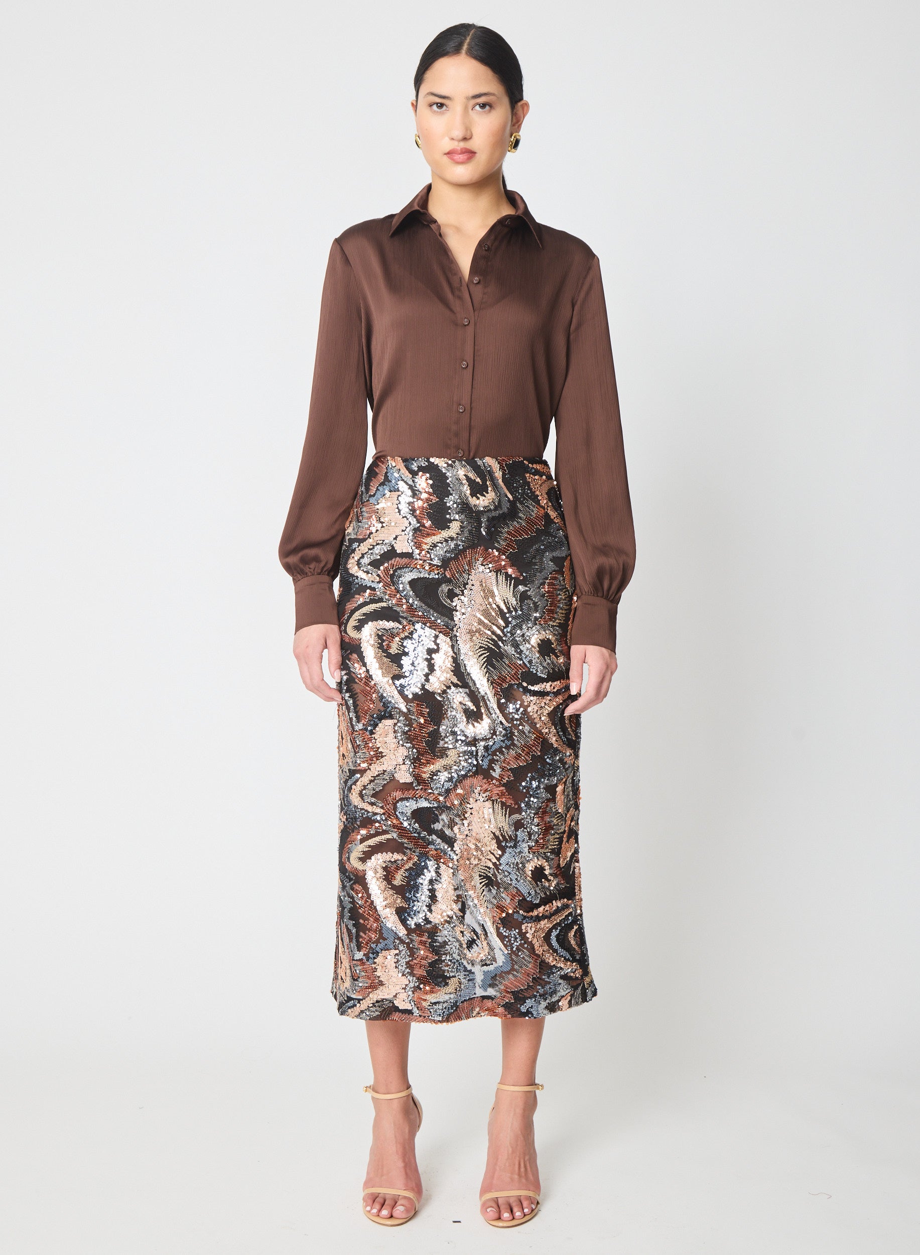Rosa skirt in Kaleidoscope Sequins