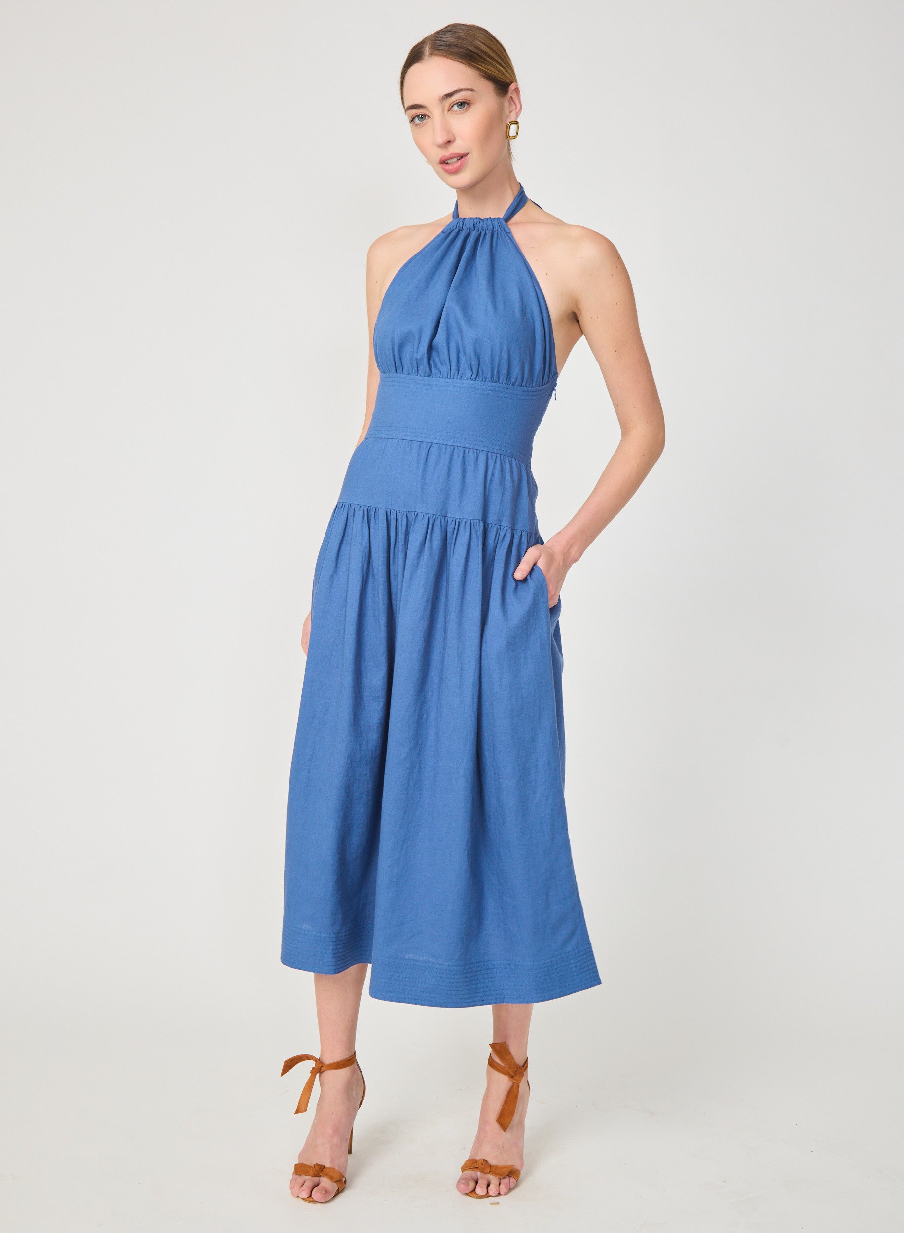 Darien Dress Azure