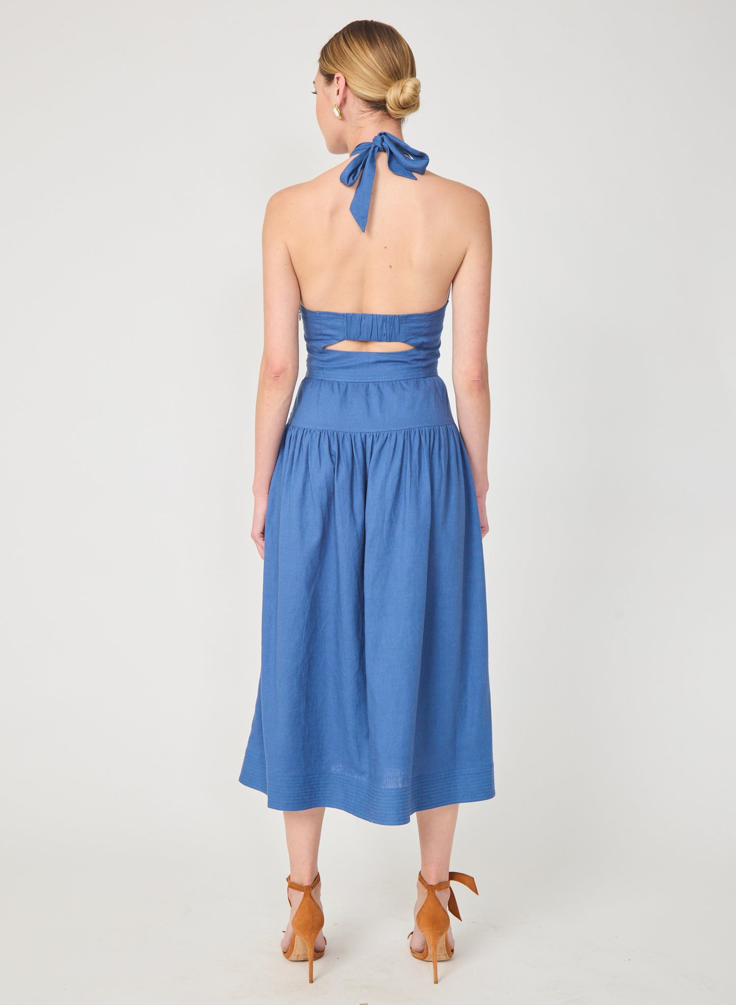 Darien dress in Azure