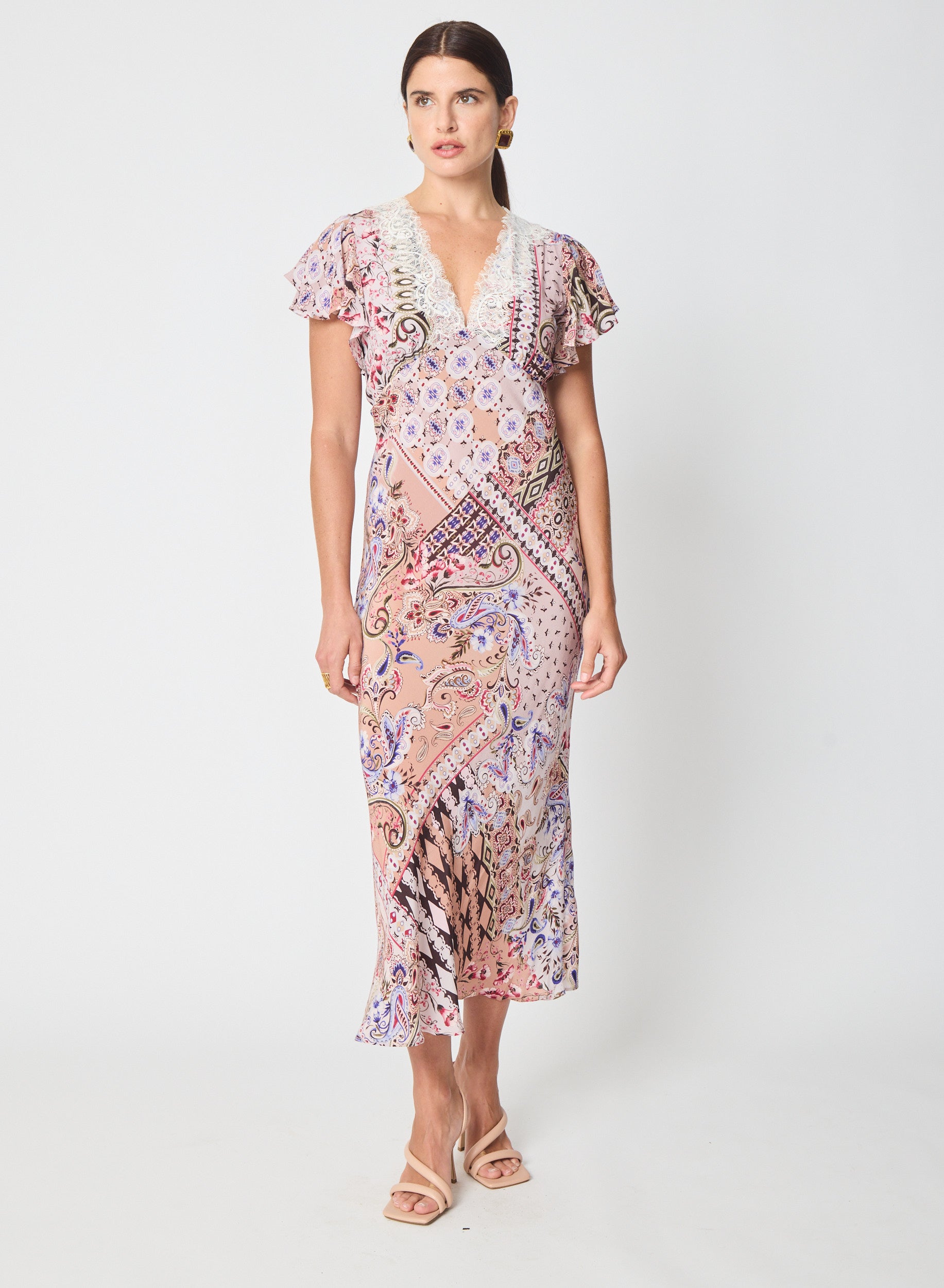Maris dress in Oxford Print