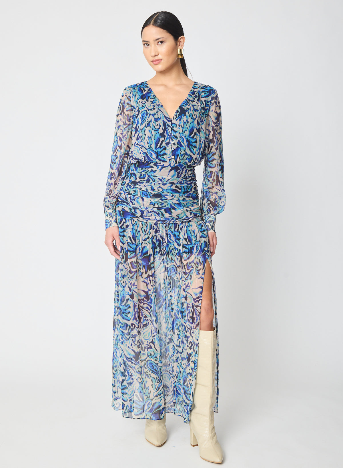 Lyra dress in Plymouth Print
