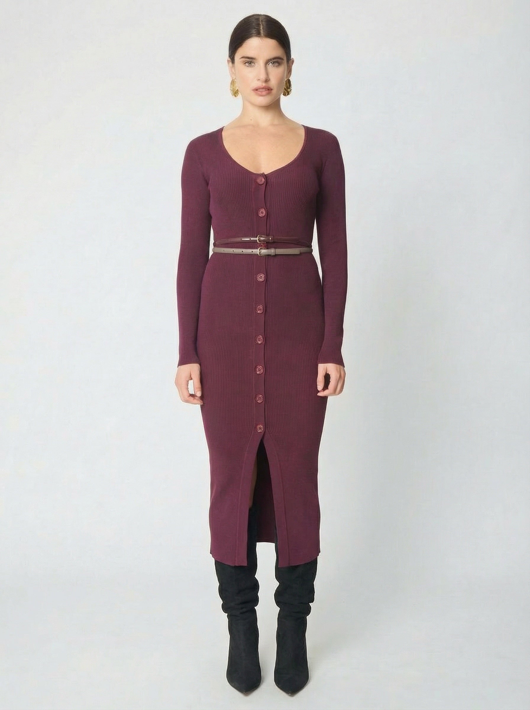 Fienna dress in Burgundy
