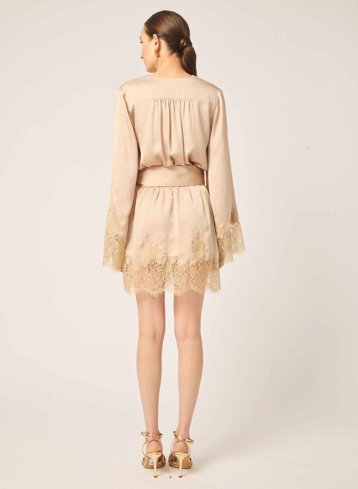 Colette dress in Gold color - Gilner Farrar