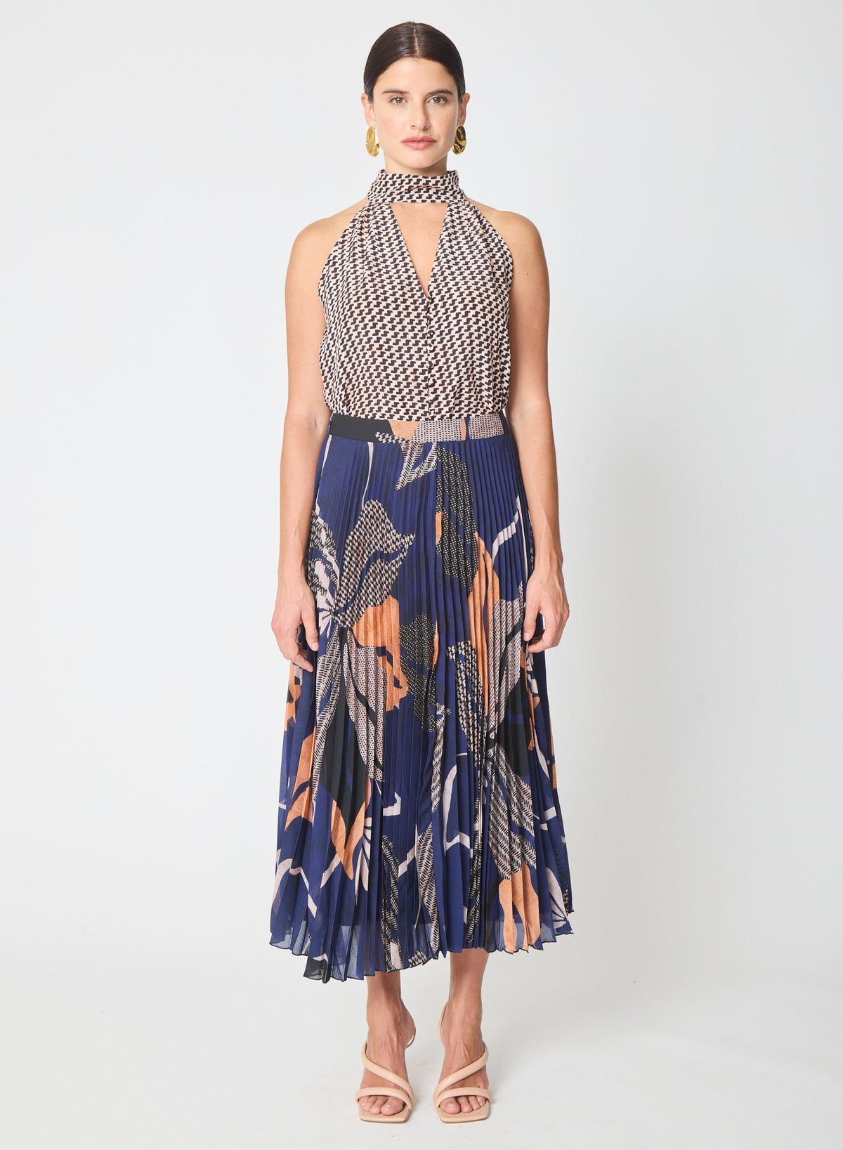Braylen skirt in Canterbury Print