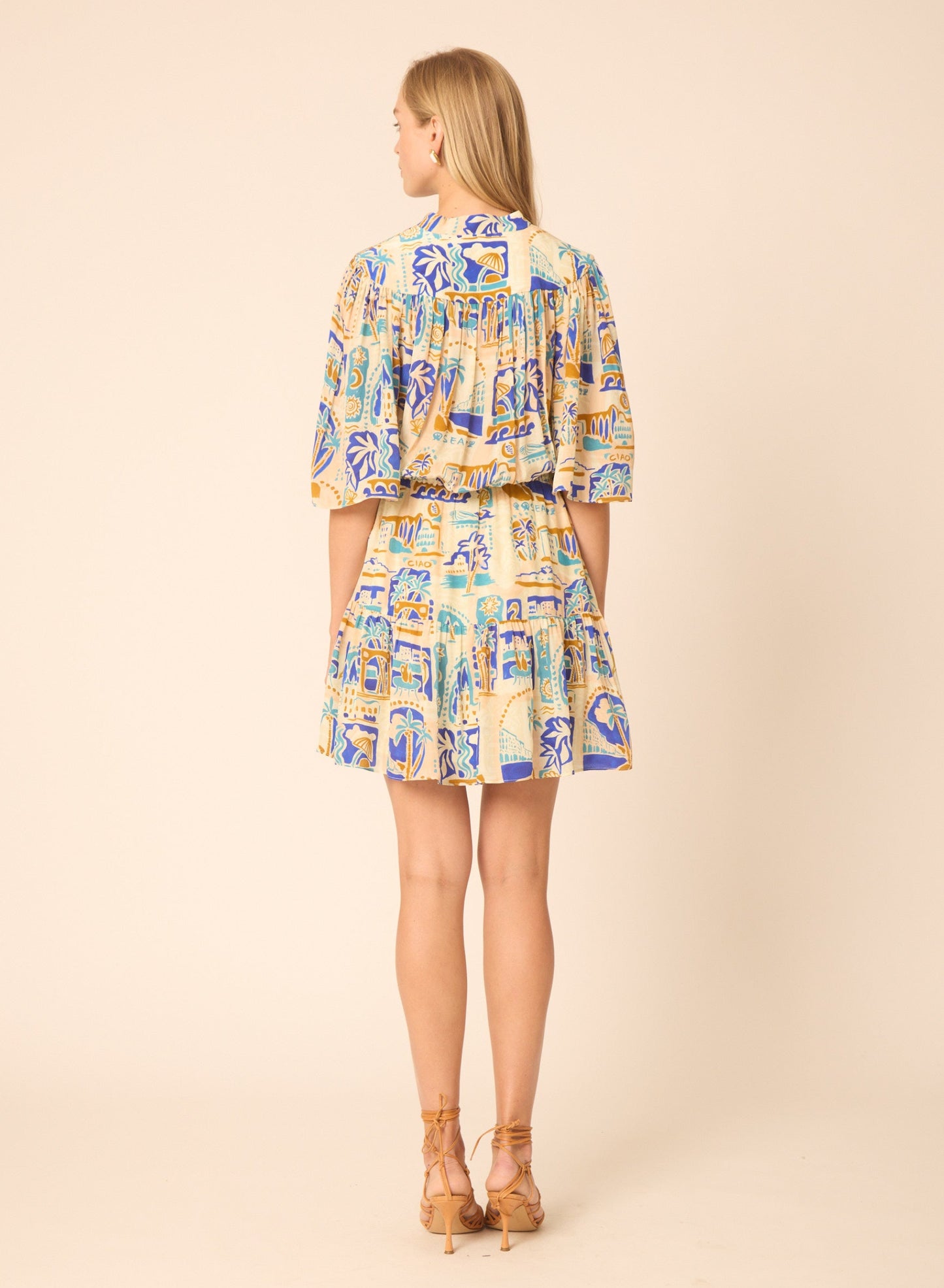 Adelyn dress in Seychelles - Gilner Farrar