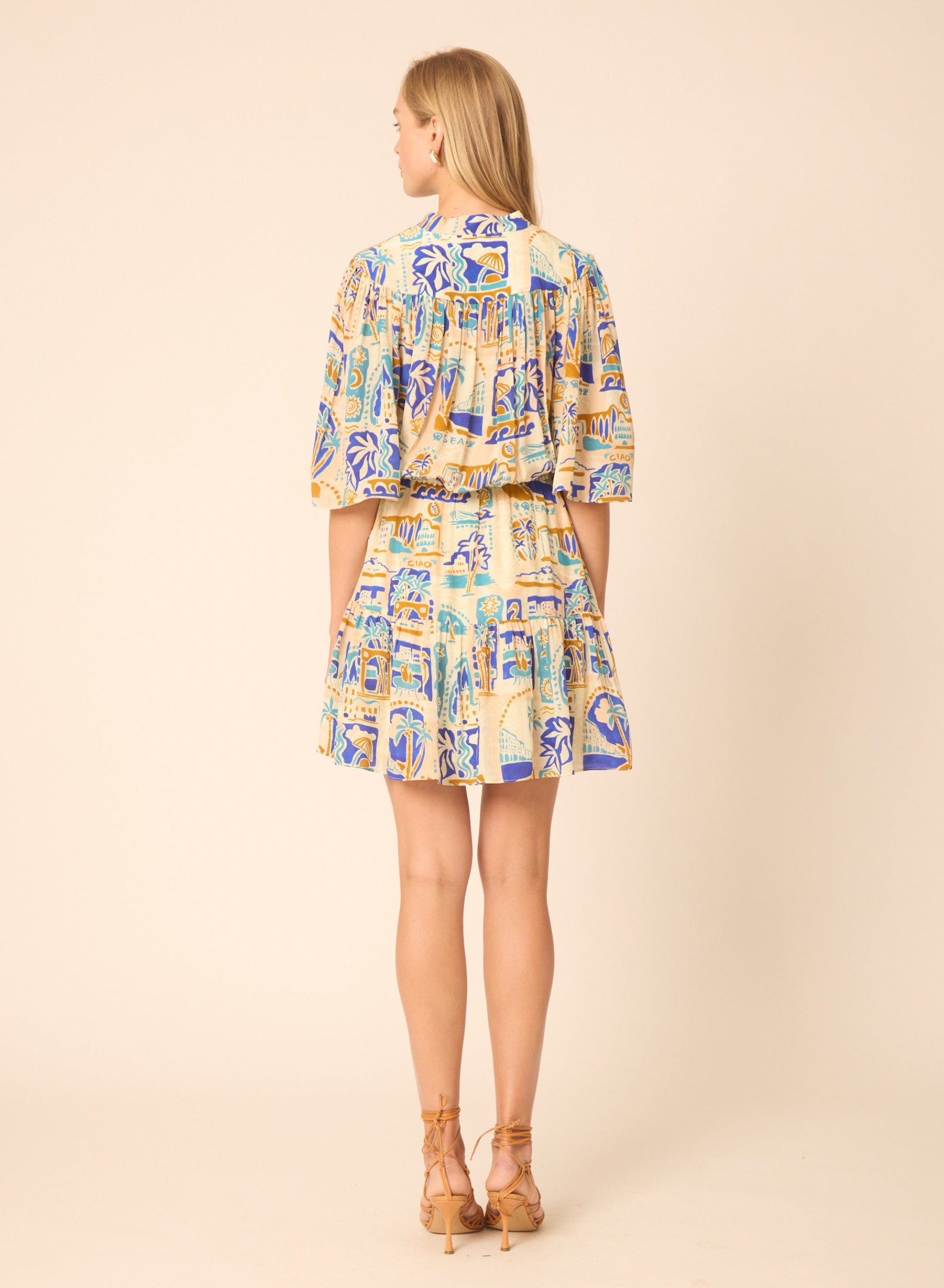 Adelyn dress in Seychelles - Gilner Farrar