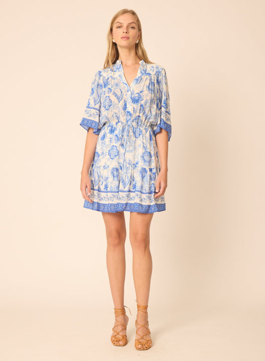 Adelyn dress in Lisbon Print - Gilner Farrar