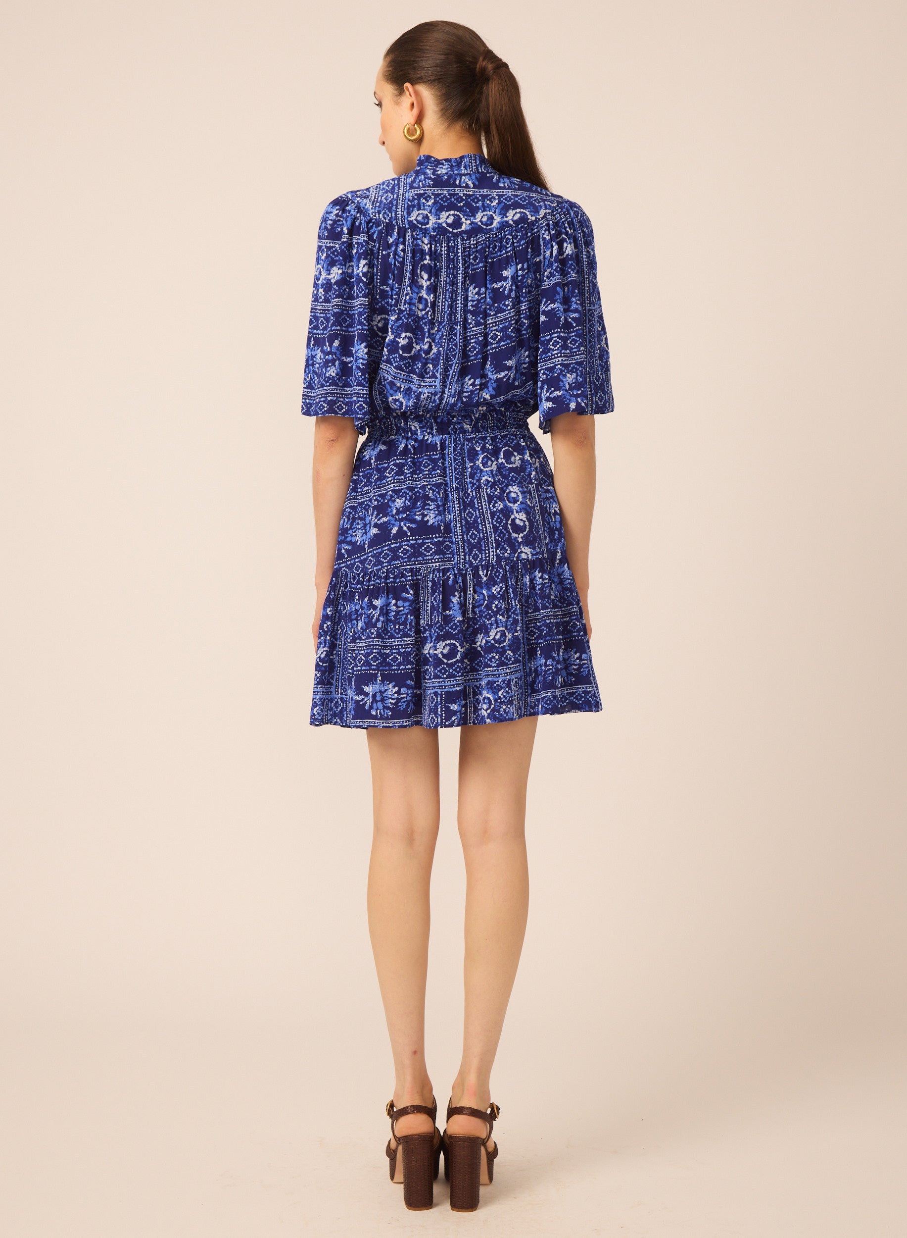 Adelyn dress in Santorini Print - Gilner Farrar