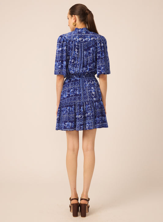 Adelyn dress in Santorini Print - Gilner Farrar
