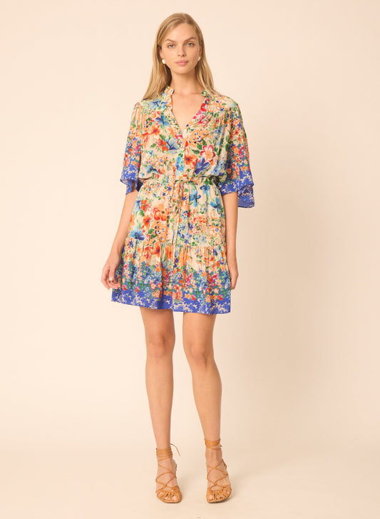 Adelyn dress in Valley Of Flowers - Gilner Farrar
