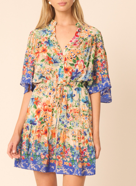 Adelyn dress in Valley Of Flowers - Gilner Farrar