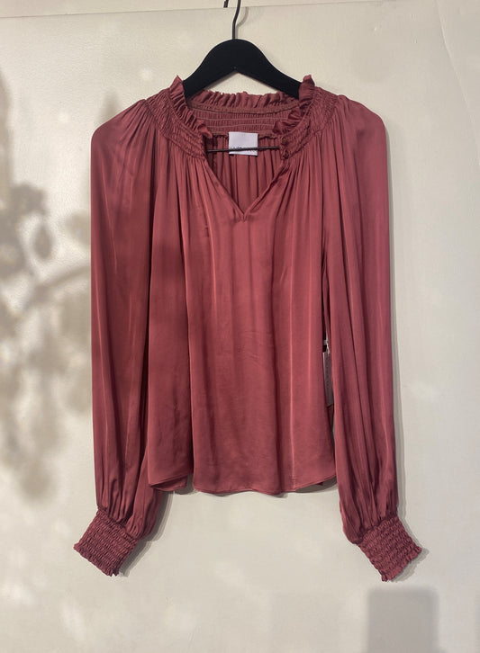 Calista blouse in Mauve - Gilner Farrar