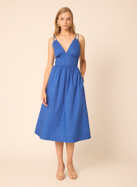 Floria dress in Azure - Gilner Farrar