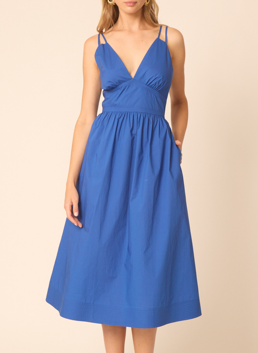 Floria dress in Azure - Gilner Farrar