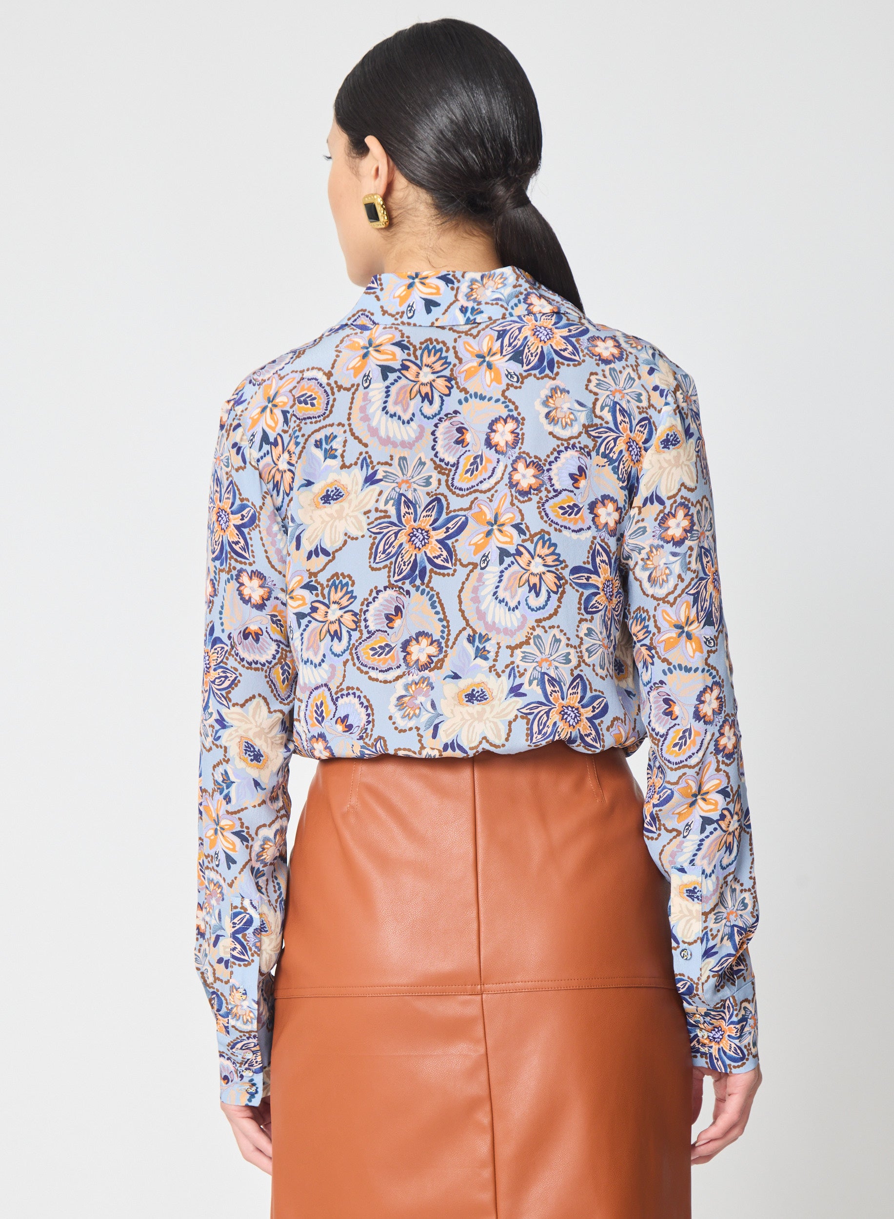 Troy blouse in Salisbury Print