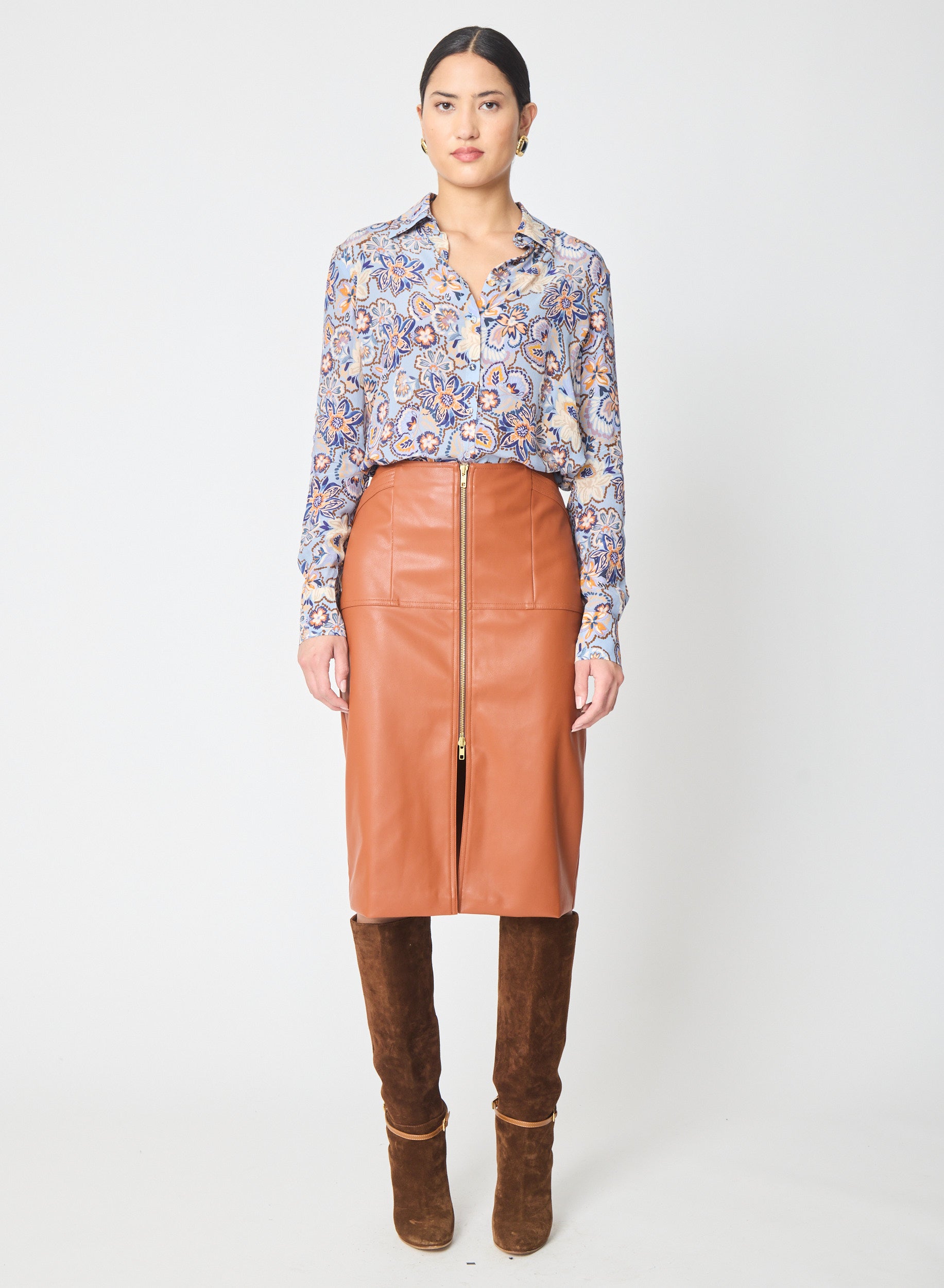 Troy blouse in Salisbury Print