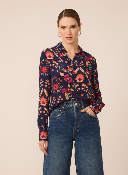 Troy blouse in Secret Garden - Gilner Farrar
