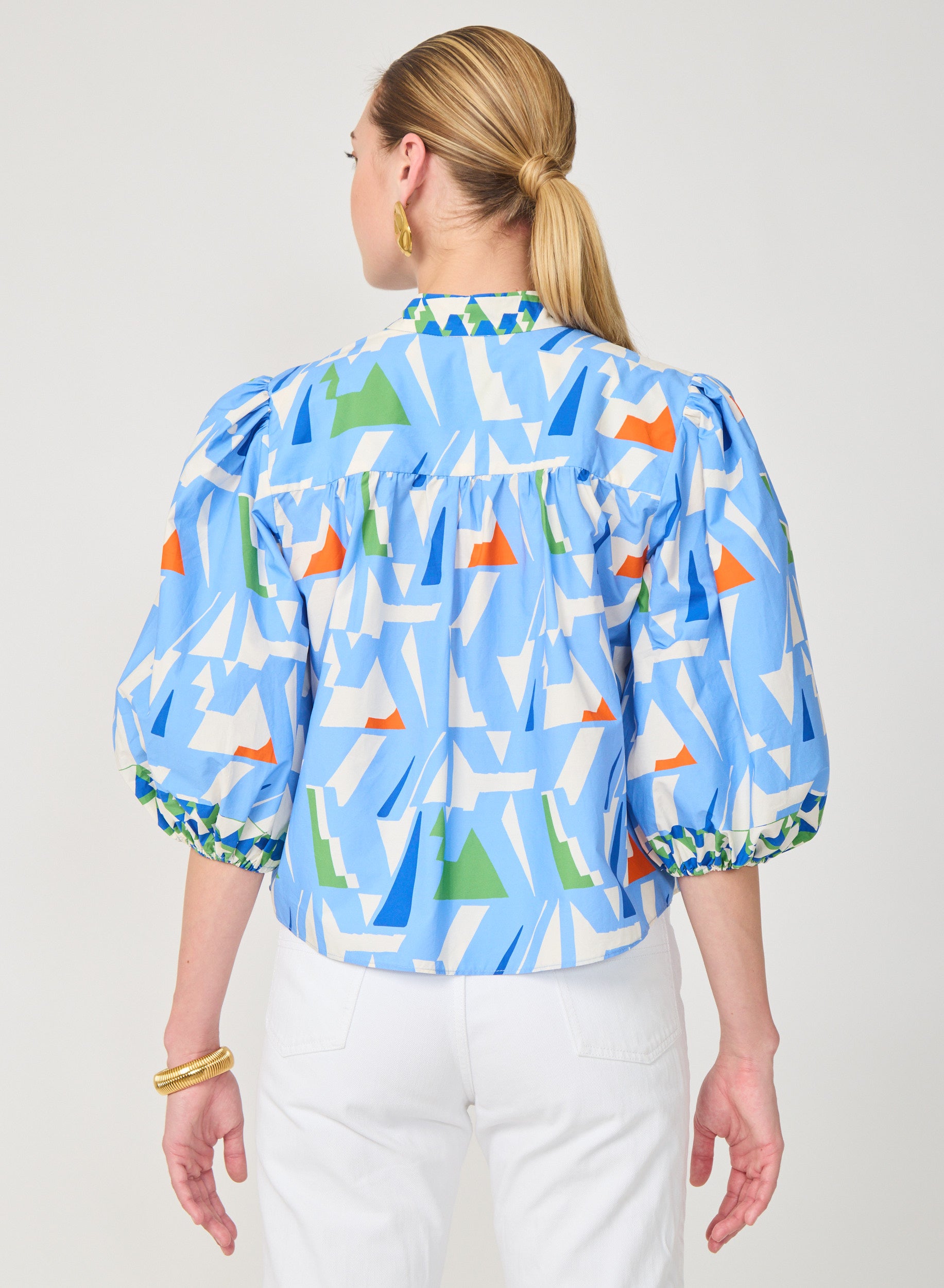 Bethany Blouse Capri Print