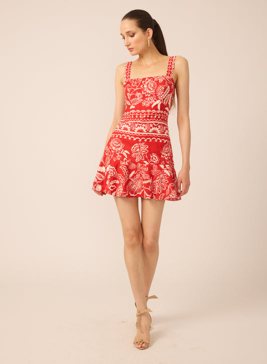 Julia dress in Kyoto Print - Gilner Farrar