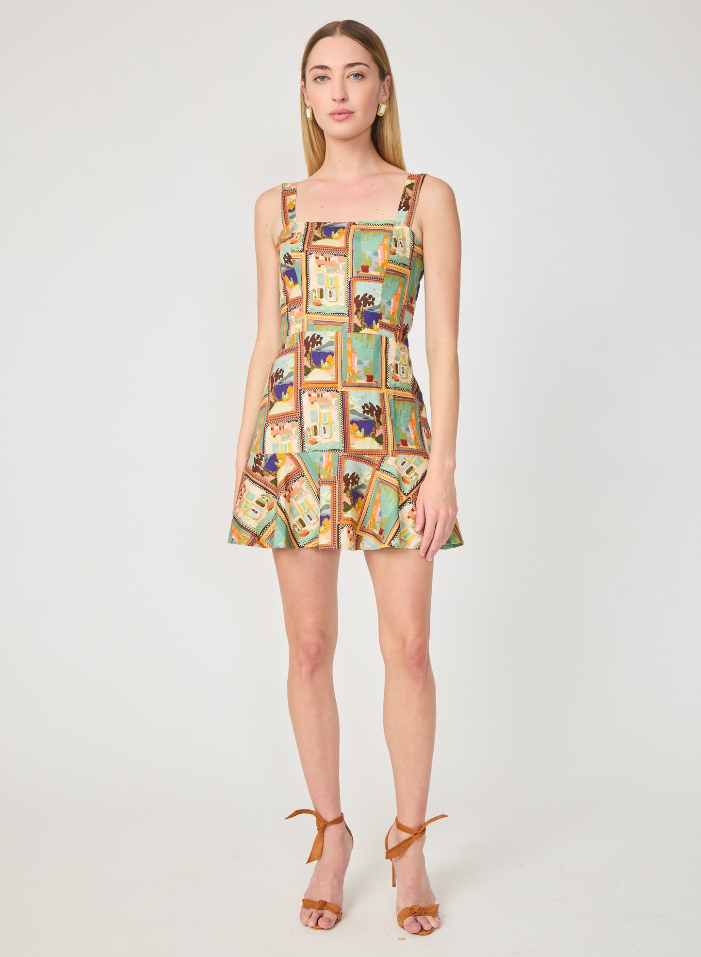 Julien dress in Postcards