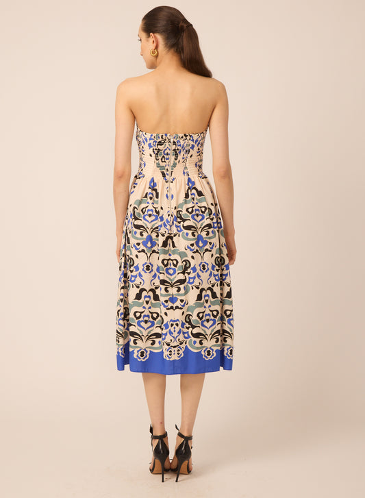 Luanna dress in Porto Print