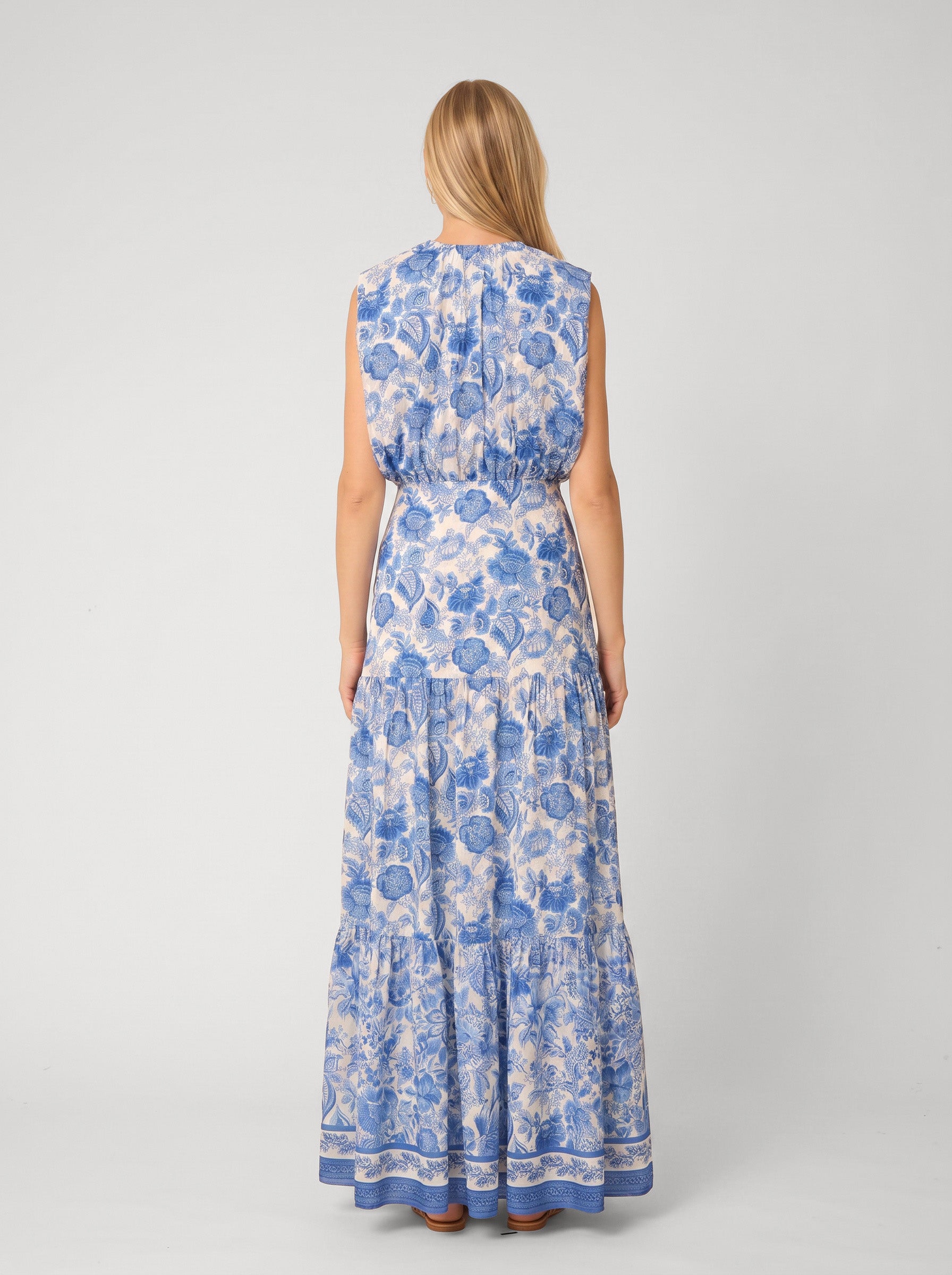 Amelia Dress Lisbon print