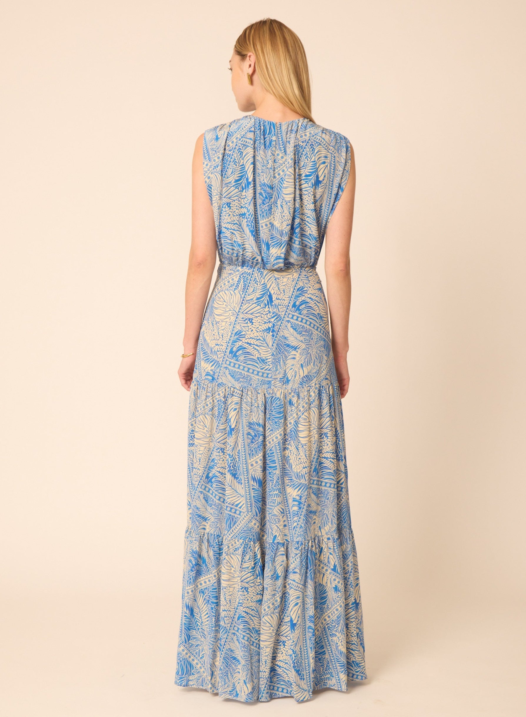 Amelia dress in Yucatan Print - Gilner Farrar