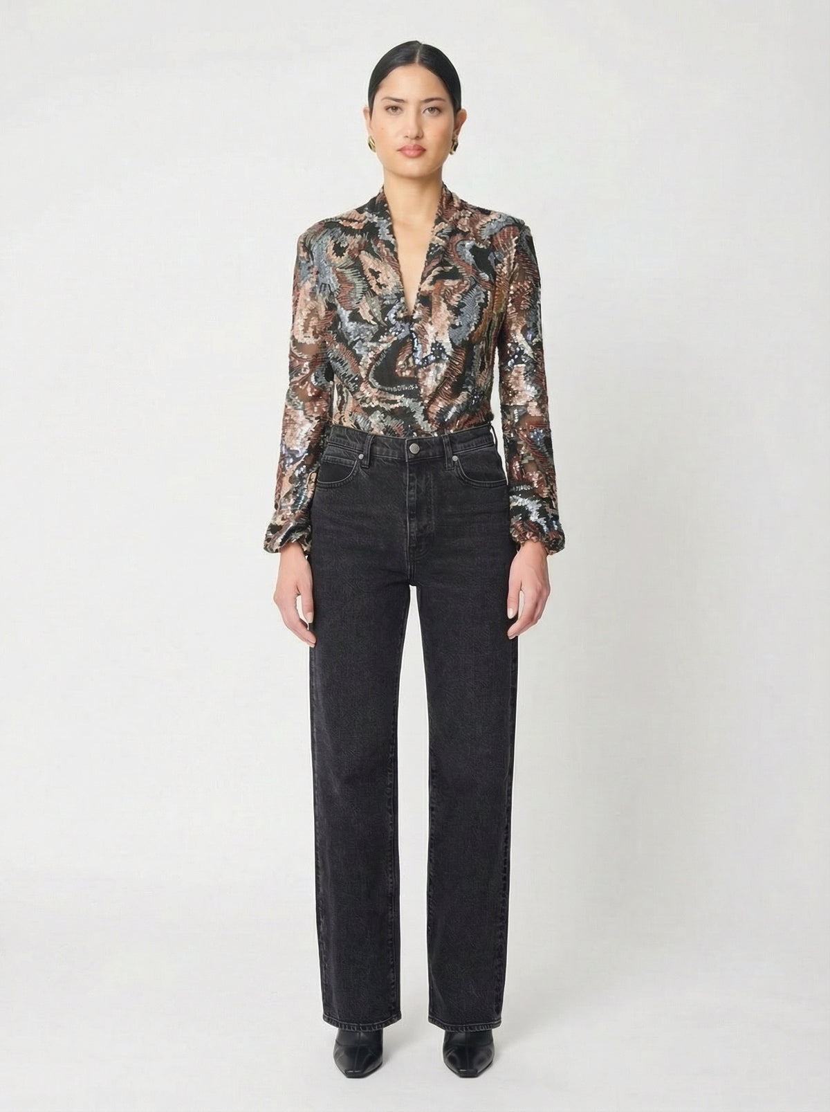 Elowen Dress Kaleidoscope Sequins - Gilner Farrar