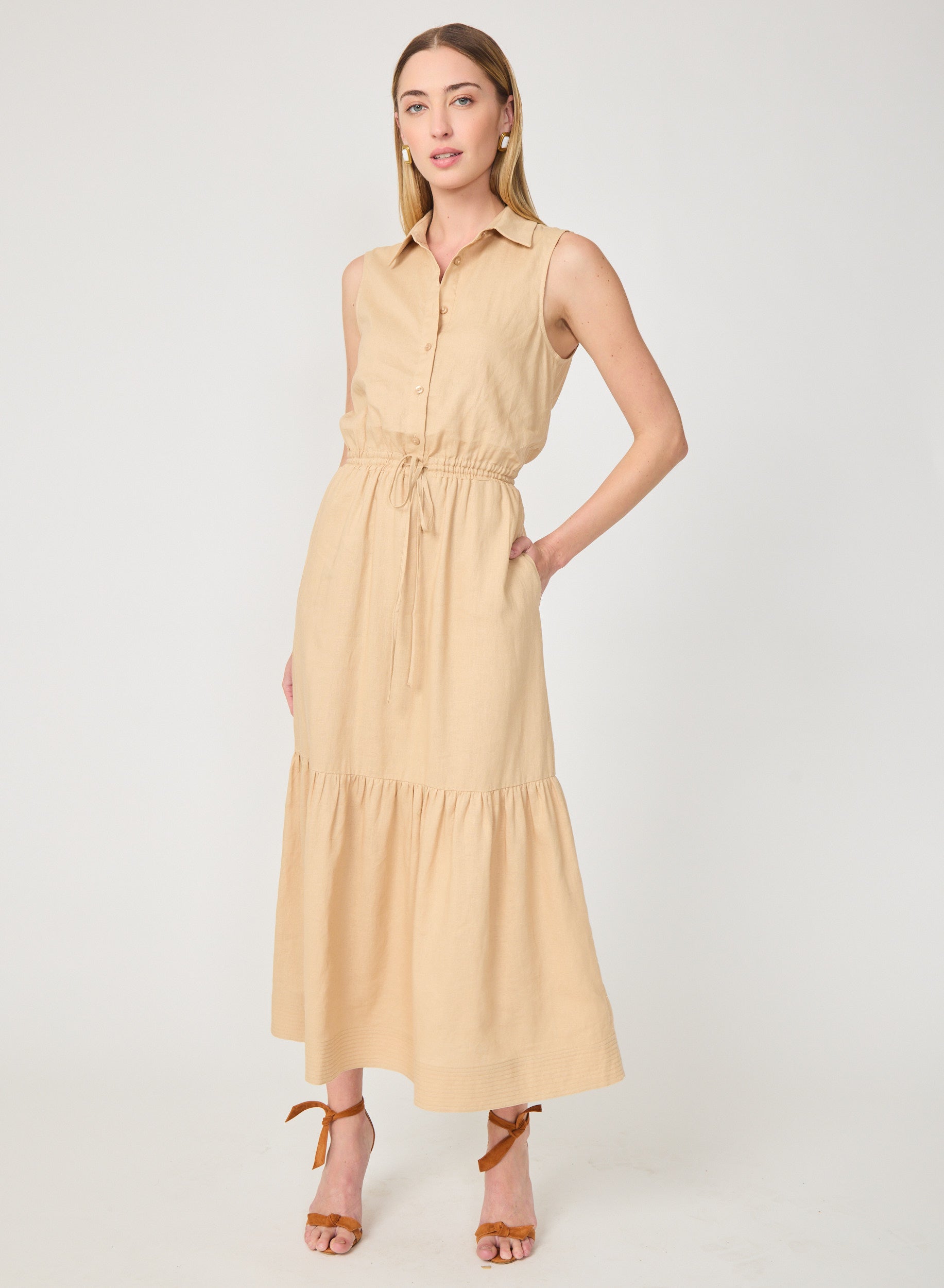 Alita Dress Khaki