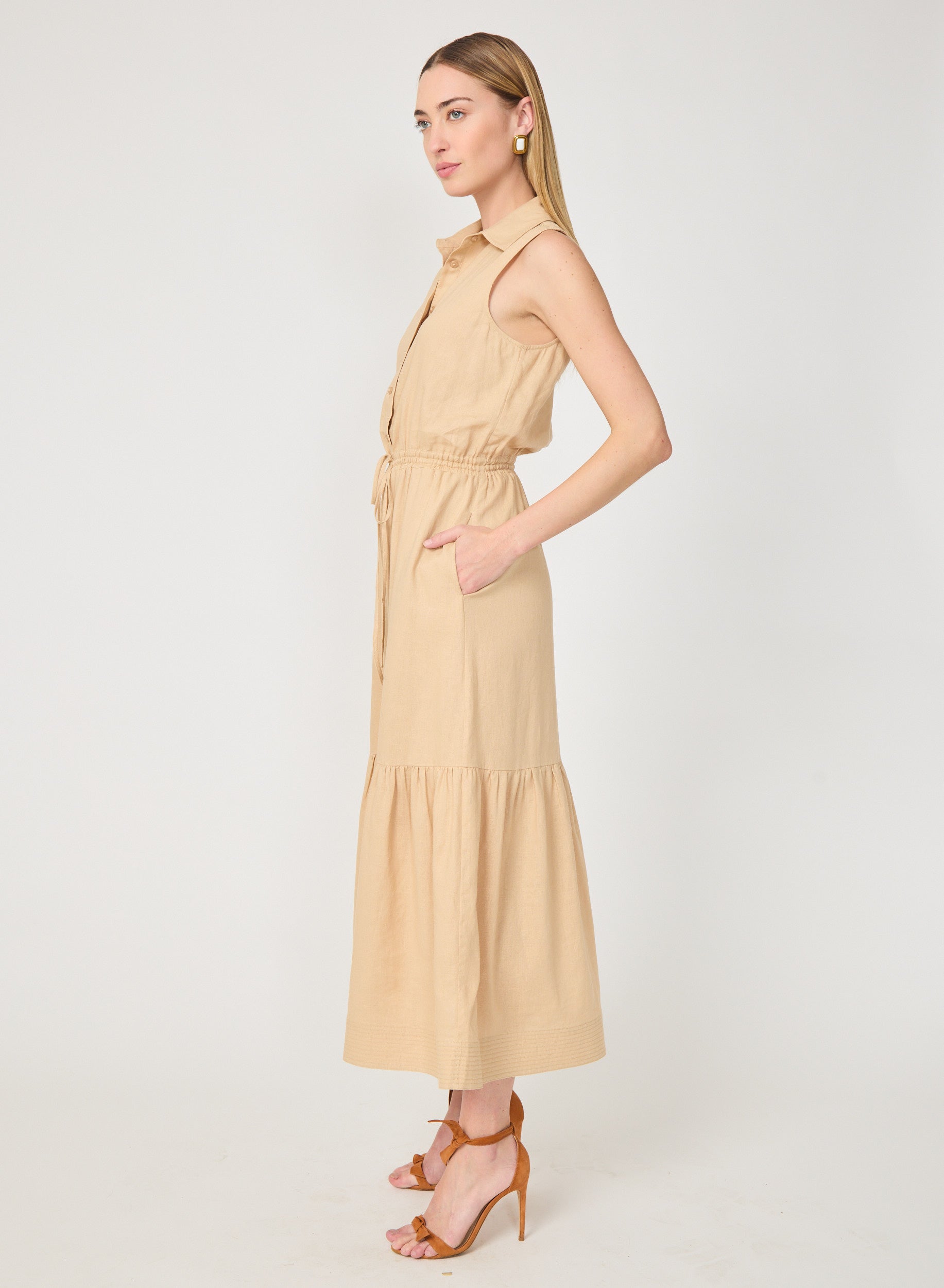 Alita Dress Khaki