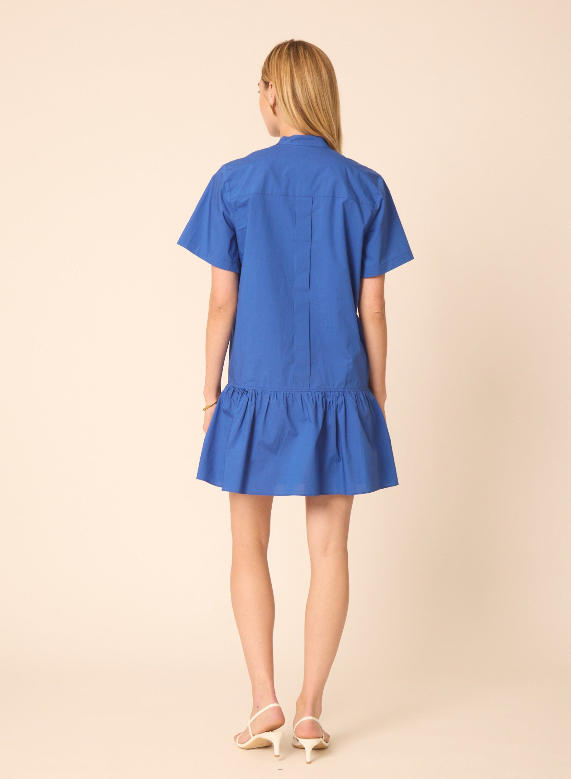 Ollivette dress in Azure - Gilner Farrar