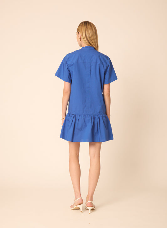 Ollivette dress in Azure - Gilner Farrar