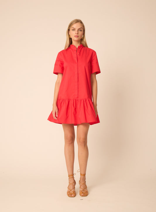 Ollivette dress in Red - Gilner Farrar