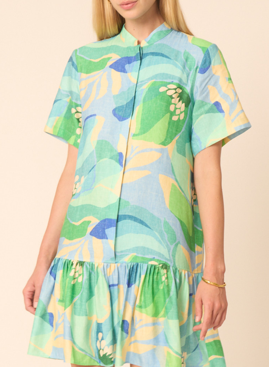 Ollivette dress in Maldives Print - Gilner Farrar
