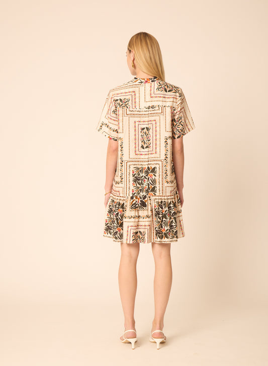 Ollivette dress in Tanzania Print - Gilner Farrar