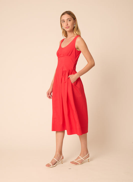Zuri dress in Red - Gilner Farrar