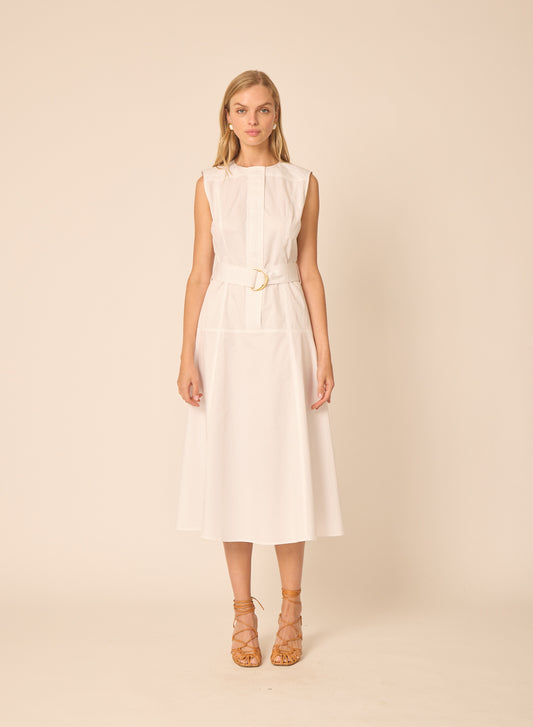 Virien dress in White - Gilner Farrar