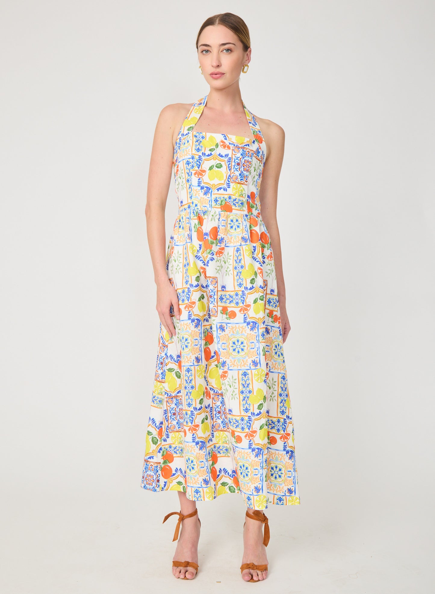 Colby dress in Naples Print