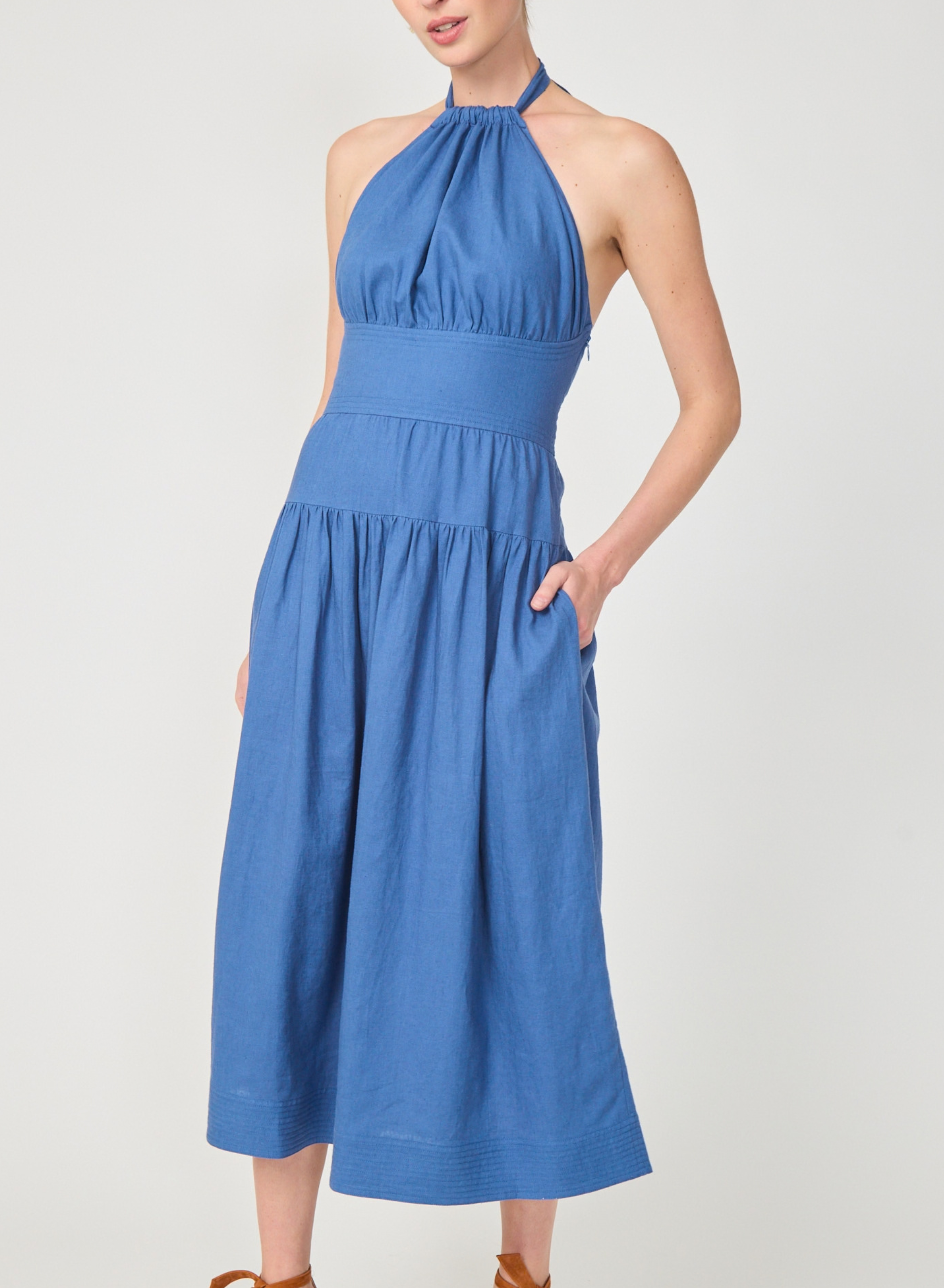 Darien Dress Azure