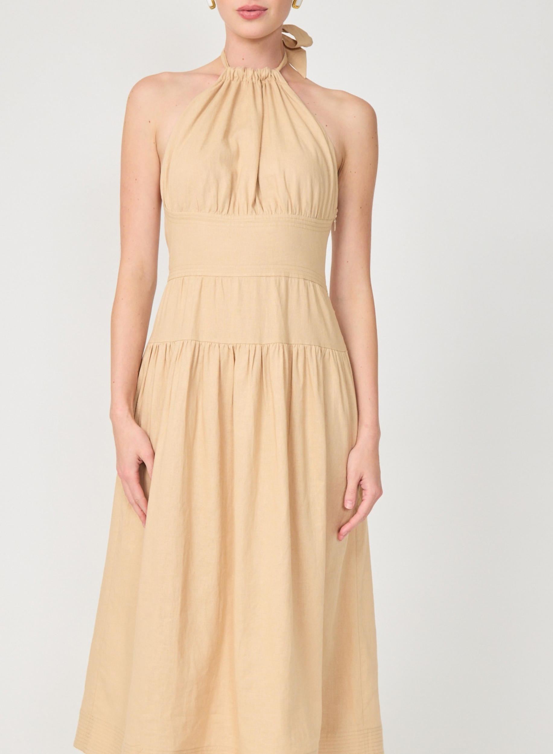 Darien Dress Khaki