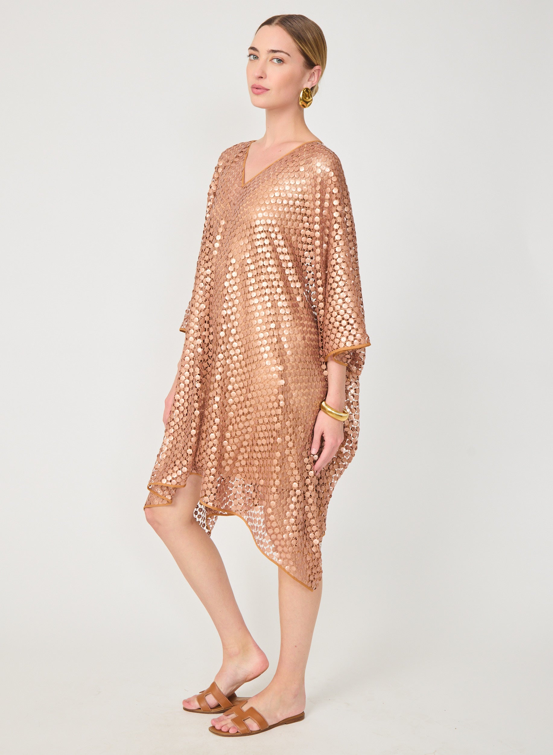 Myrle Dress Bronze Sequins
