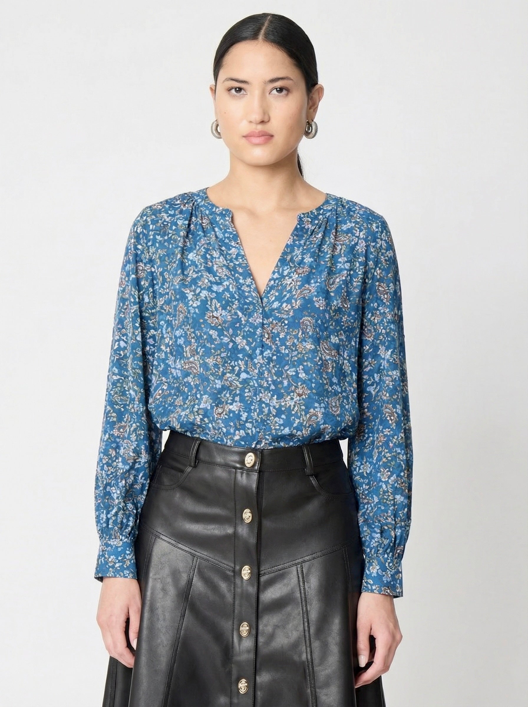 Elsie blouse in York Print