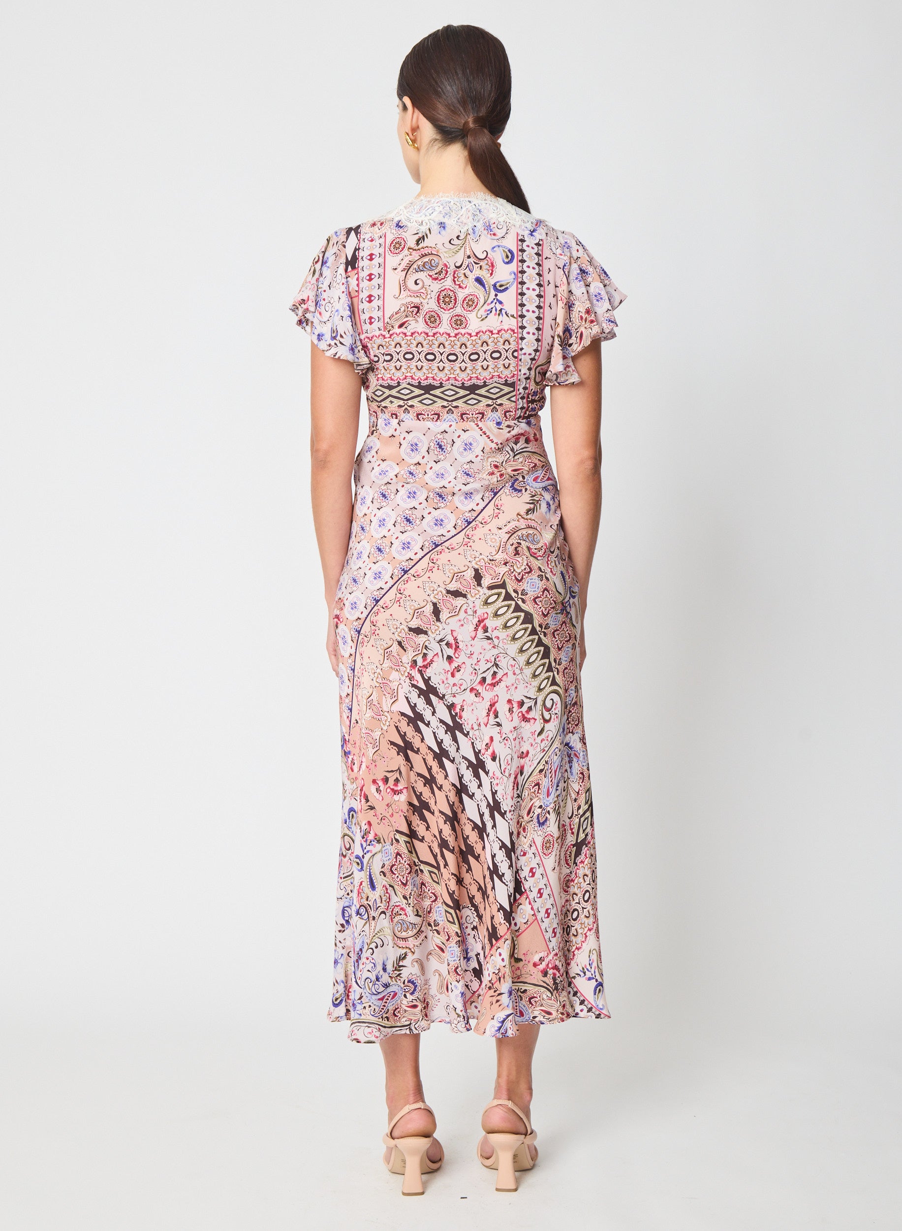 Maris dress in Oxford Print