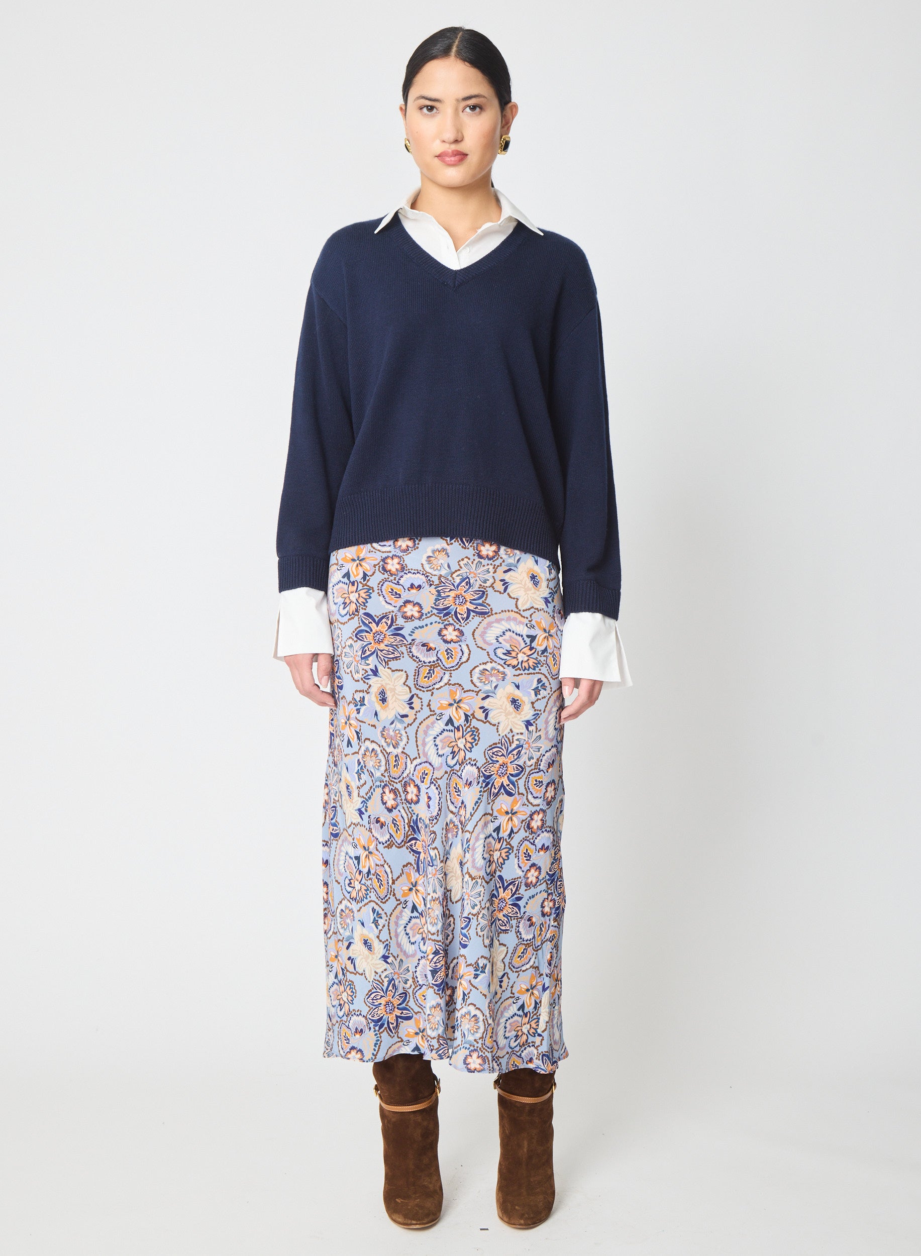 Sadie skirt in Salisbury Print